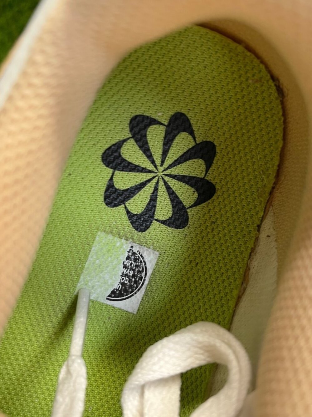 Nike Court Vision Low Womens Size 8.5 Sail White Athletic Skate Shoes Sneakers - Picture 8 of 10